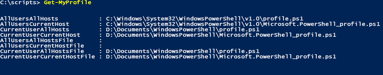 Get-MyProfile
